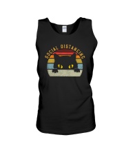 SOCIAL DISTANCING CAT Unisex Tank thumbnail