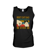 BEST CAT DAD EVER VINTAGE Unisex Tank thumbnail