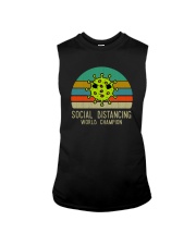 SOCIAL DISTANCING WORLD CHAMPION nCoV Sleeveless Tee thumbnail