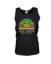 SOCIAL DISTANCING WORLD CHAMPION nCoV Unisex Tank thumbnail