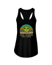 SOCIAL DISTANCING WORLD CHAMPION nCoV Ladies Flowy Tank thumbnail