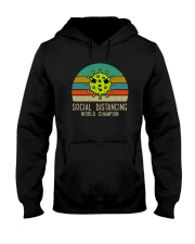 SOCIAL DISTANCING WORLD CHAMPION nCoV Hooded Sweatshirt thumbnail