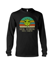 SOCIAL DISTANCING WORLD CHAMPION nCoV Long Sleeve Tee thumbnail