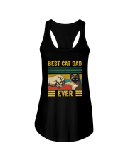 BEST CAT DAD EVER SIAMESE Ladies Flowy Tank thumbnail
