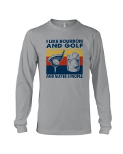 I LIKE BOURBON AND GOLF Long Sleeve Tee tile