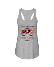 STOP STRESSING MEOWT Ladies Flowy Tank thumbnail