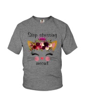 STOP STRESSING MEOWT Youth T-Shirt thumbnail