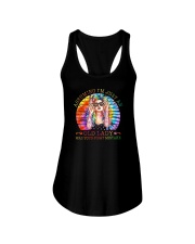 ASSUMING I'M JUST AN OLD LADY Ladies Flowy Tank tile