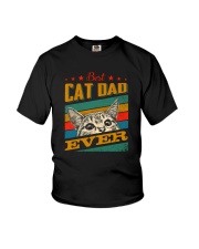 BEST CAT DAD EVER Youth T-Shirt thumbnail