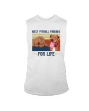 BEST PITBULL FRIENDS FOR LIFE Sleeveless Tee tile
