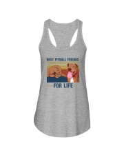 BEST PITBULL FRIENDS FOR LIFE Ladies Flowy Tank tile