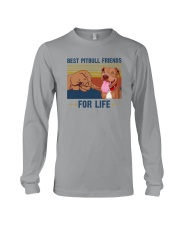BEST PITBULL FRIENDS FOR LIFE Long Sleeve Tee tile