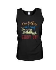 I'VE FALLEN AND I CAN'T GIDDY UP Unisex Tank thumbnail