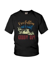 I'VE FALLEN AND I CAN'T GIDDY UP Youth T-Shirt thumbnail