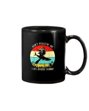 DON'T FOLLOW ME SCUBA DIVING Mug thumbnail
