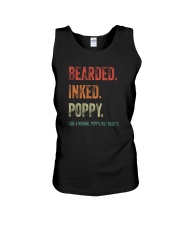 BEARDED INKED POPPY Unisex Tank tile