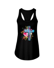 AMAZING GRACE CROSS Ladies Flowy Tank thumbnail