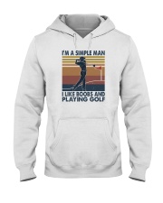 I'M A SIMPLE MAN GOLF Hooded Sweatshirt tile