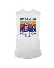 DAY DRINKING BECAUSE 2020 SUCKS BEN DRANKIN Sleeveless Tee thumbnail
