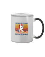 SHUT THE FUCUPCAKES UNICORN Color Changing Mug thumbnail