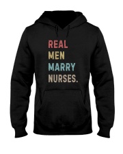 REAL MEN MARRY NURSES Hooded Sweatshirt thumbnail