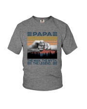 PAPA THE MAN THE MYTH THE LEGEND Youth T-Shirt tile