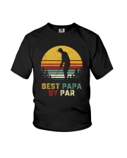 BEST PAPA BY PAR GOLF Youth T-Shirt tile