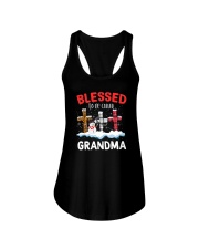 BLESSED TO BE CALLED GRANDMA Ladies Flowy Tank tile