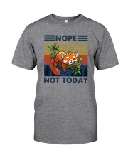 NOPE NOTHING RED PANDA Classic T-Shirt front