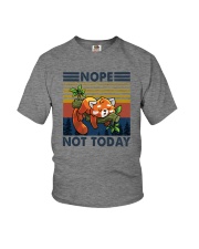 NOPE NOTHING RED PANDA Youth T-Shirt thumbnail