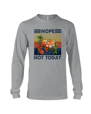 NOPE NOTHING RED PANDA Long Sleeve Tee thumbnail