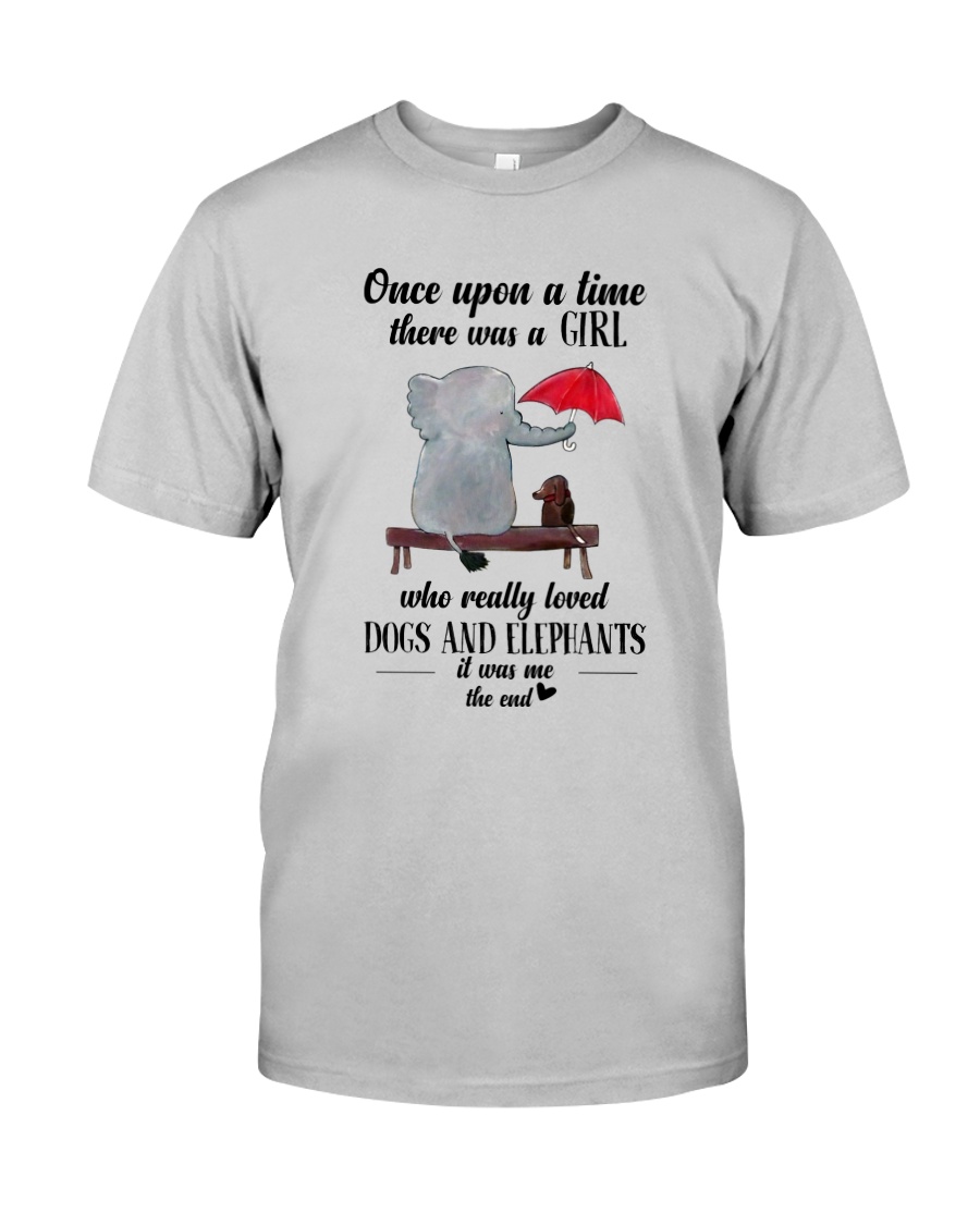 girl love dogs and elephants Classic T-Shirt