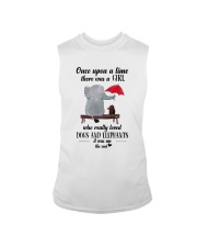 girl love dogs and elephants Sleeveless Tee thumbnail