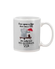 girl love dogs and elephants Mug thumbnail
