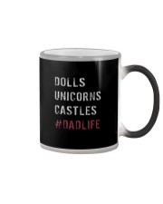 DOLLS UNICORNS CASTLES DADLIFE Color Changing Mug tile