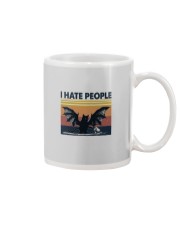 I HATE PEOPLE CAT Mug tile