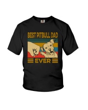 BEST PITBULL DAD EVER Youth T-Shirt thumbnail