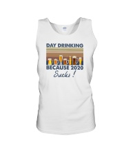 DAY DRINKING BECAUSE 2020 SUCKS VINTAGE Unisex Tank tile