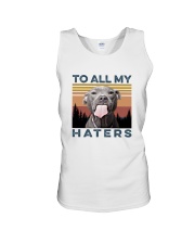 TO ALL MY HATERS Unisex Tank tile