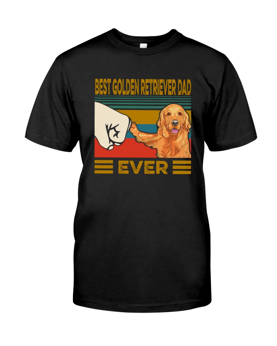BEST GOLDEN RETRIEVER DAD EVER Classic T-Shirt