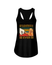 BEST GOLDEN RETRIEVER DAD EVER Ladies Flowy Tank thumbnail
