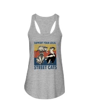 SUPPORT YOUR LOCAL STREET CATS VINTAGE Ladies Flowy Tank tile