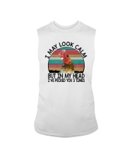 IN MY HEAD I'VE PECKED YOU 3 TIMES Sleeveless Tee tile