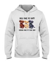DOGS MAKE ME HAPPY HUMANS MAKE MY HEAD HURT Hooded Sweatshirt thumbnail