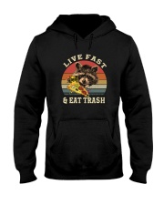 LIVE FAST AND EAT TRASH Hooded Sweatshirt thumbnail