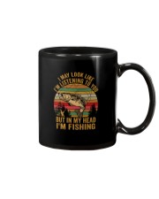 IN MY HEAD I'M FISHING Mug thumbnail