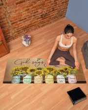 GOD SAYS YOU ARE Yoga Mat 70x24 (horizontal) aos-yoga-mat-lifestyle-19