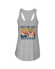 BEST DOG DAD EVER GERMAN SHEPHERD Ladies Flowy Tank tile