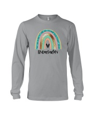TEACH INSPIRE MOTIVATE KINDERGARTEN TEACHER Long Sleeve Tee tile