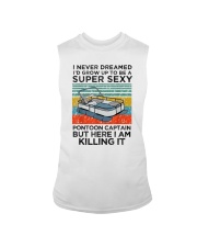 SUPER SEXY PONTOON CAPTAIN Sleeveless Tee tile